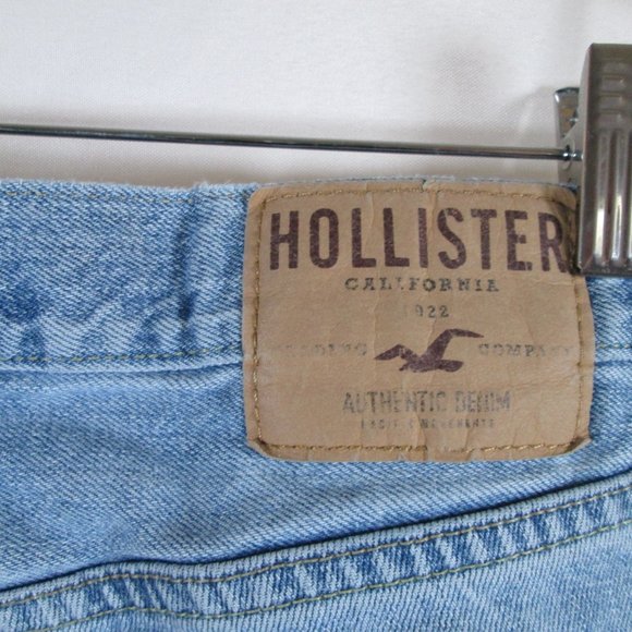 Hollister Mens Faded Blue Relaxed Straight Jeans Size 28 x 30 Pre-owned … - Picture 3 of 11